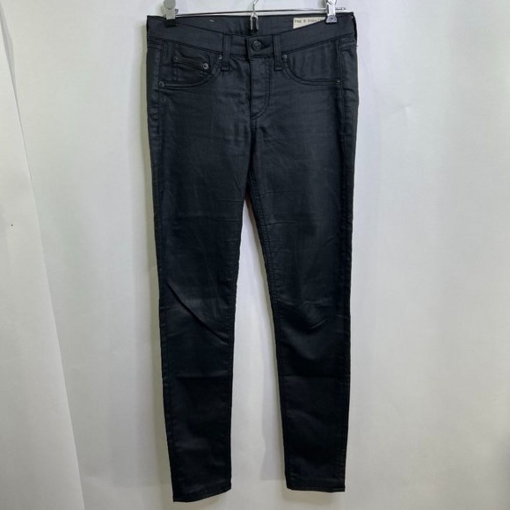Rag & Bone Legging 26 Gray Black‎ Stretch Skinny Jeans Shoreditch 29 Inseam